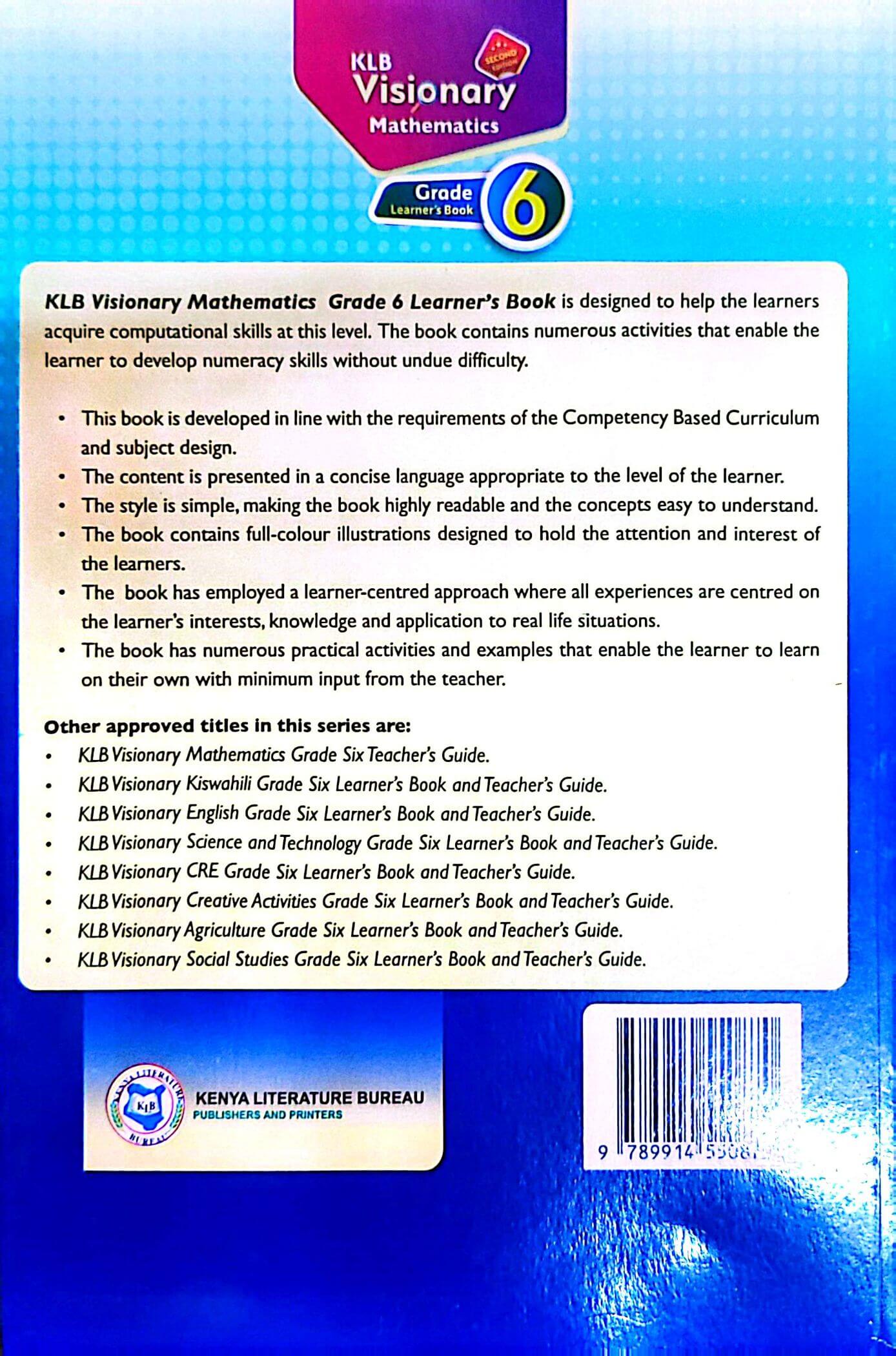 Visionary Mathematics: Grade 6